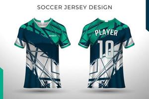Sport-Jersey-Design-T-Shirt für Rennen, Fußball, Spiele, Motocross, Radfahren. Vektordesign vektor