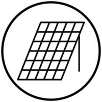 Solarpanel-Icon-Stil vektor