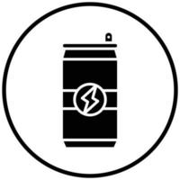 Energy-Drink-Icon-Stil vektor