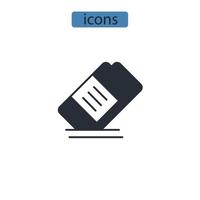 suddgummi ikoner symbol vektorelement för infographic webben vektor