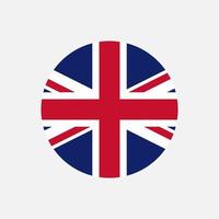 Storbritannien. Storbritanniens flagga. vektor illustration.