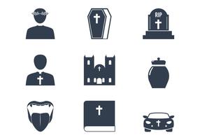 Kirche Vektor Icons