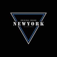 New York Brooklyn T-Shirt und Bekleidungsdesign vektor