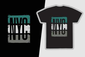 New York City Illustration Typografie Vektor T-Shirt Design