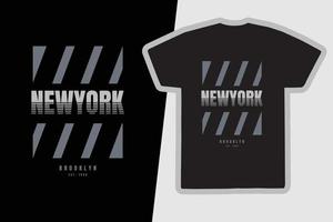 New York City Illustration Typografie Vektor T-Shirt Design