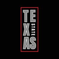 Texas T-Shirt und Bekleidungsdesign vektor