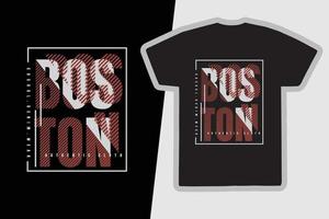 Boston T-Shirt und Bekleidungsdesign vektor