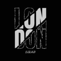 london t-shirt und bekleidungsdesign vektor