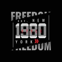 new york city typografi vektor t-shirt design