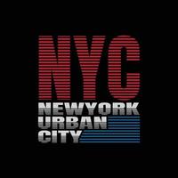 New York Brooklyn T-Shirt und Bekleidungsdesign vektor