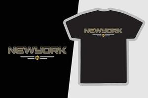 New York Urban T-Shirt und Bekleidungsdesign vektor