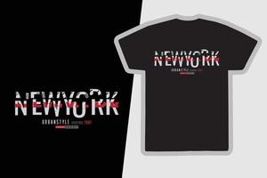 new york city illustration typografi vektor t-shirt design