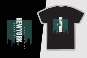 new york city typografi vektor t-shirt design