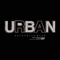 urbanes T-Shirt- und Bekleidungsdesign vektor