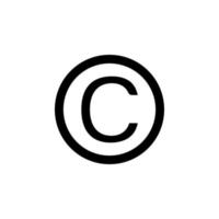 Copyright-Symbol eps 10 vektor