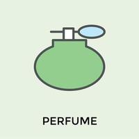 trendige Parfümkonzepte vektor
