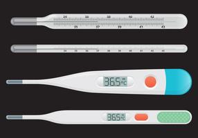 Medizinische Thermometer-Vektoren vektor