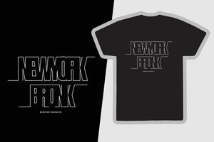 new york city typografi vektor t-shirt design