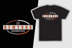 new york city typografi vektor t-shirt design