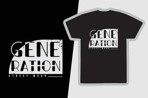 Leader-Generation-Typografie-Slogan für Print-T-Shirt-Design vektor