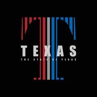 texas t-shirt och kläder design vektor