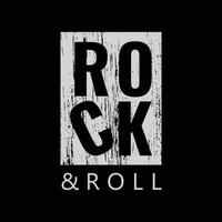 Rock-T-Shirt und Bekleidungsdesign vektor