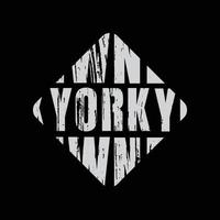 New York Brooklyn Typografie-Vektor-T-Shirt-Design vektor