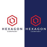 logotyp låda hexagon eller kub och teknologi hexagon logotyp kreativ enkel logotyp. genom att använda modern mall vektor illustration redigering.