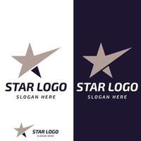 sternlogo.sternlogo für unternehmen und unternehmen.mit modernem vektorillustrationskonzept. vektor