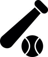 Baseball-Glyphen-Symbol vektor