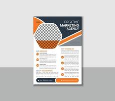 företagsföretag flyer design och broschyr försättsblad malldesign vektor