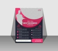 Corporate Business-Flyer-Design und Broschüren-Deckblatt-Vorlagen-Design vektor