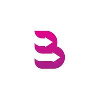 Buchstabe b Logo-Symbol-Design-Vorlage, kreatives b-Logo-Symbol vektor