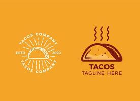 Tacos-Vektor-Logo-Design-Illustration vektor