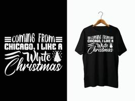 Weihnachts-T-Shirt-Design. vektor