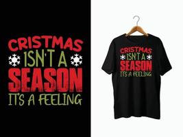 Weihnachts-T-Shirt-Design. vektor
