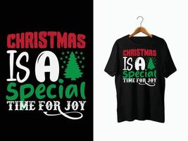 Weihnachts-T-Shirt-Design. vektor