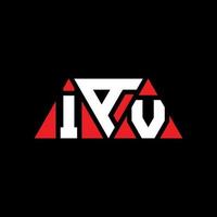 iav-Dreieck-Buchstaben-Logo-Design mit Dreiecksform. iav dreieck logo design monogramm. iav-Dreieck-Vektor-Logo-Vorlage mit roter Farbe. iav dreieckiges Logo einfaches, elegantes und luxuriöses Logo. iav vektor