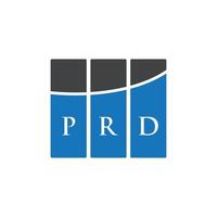 prd brev design.prd brev logotyp design på vit bakgrund. prd kreativa initialer brev logotyp koncept. prd brev design.prd brev logotyp design på vit bakgrund. sid vektor