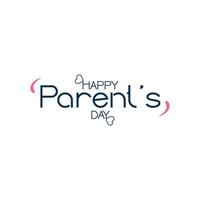 nationella föräldrar dag vektor illustration