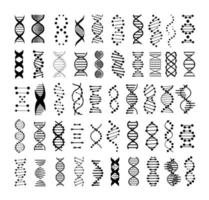 Reihe von DNA-Symbolen