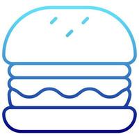 Burger-Symbol mit transparentem Hintergrund vektor