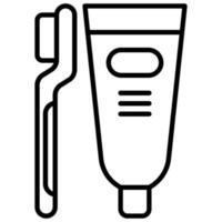 Zahnpasta-Symbol mit transparentem Hintergrund vektor