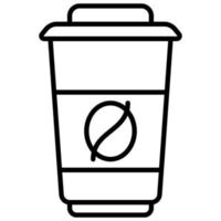 Kaffeetassensymbol mit transparentem Hintergrund vektor