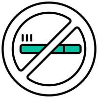 Nichtrauchersymbol mit transparentem Hintergrund