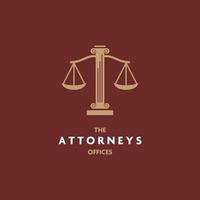 minimalistisches Logo für Anwaltskanzlei vektor
