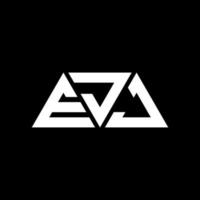 EJJ-Dreieck-Buchstaben-Logo-Design mit Dreiecksform. Ejj-Dreieck-Logo-Design-Monogramm. ejj-Dreieck-Vektor-Logo-Vorlage mit roter Farbe. ejj dreieckiges Logo einfaches, elegantes und luxuriöses Logo. ejj vektor