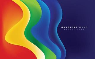 färgglada gradient abstrakt bakgrundsdesign vektor