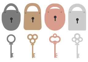 Free Key und Lock Vector