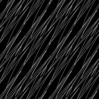 Zen-Kunst-Doodle verzierten abstrakten Hintergrund. hand gezeichnetes weiß auf schwarzer linearer schraffur. kreative zenart monochrome textur. chaotische Zentangle-Oberflächengestaltung mit zufälliger Wiederholung. Vektor-Eps-Illustration vektor